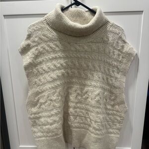 Old Navy Cream Cable Knit Turtleneck Sweater